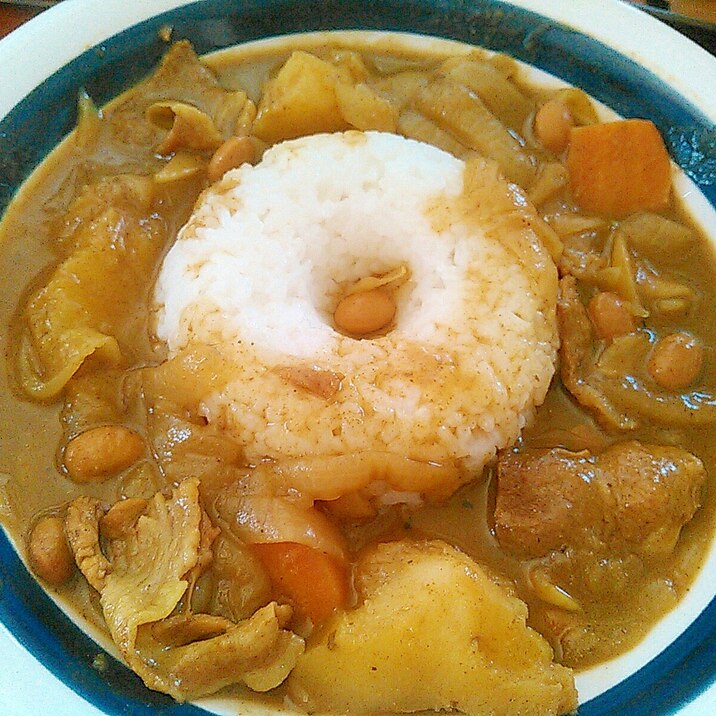 福豆カレー